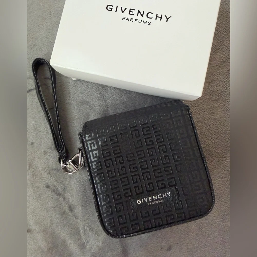 Givenchy Black Embossed Wristlet Coin Purse and AirPods Holder - GWP - Picture 12 of 12